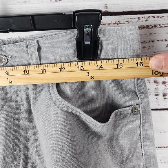 Vintage Levi's 550 Jeans 34x32 Gray USA Made Relaxed Fit Tapered Leg 10/00 Tag - Picture 6 of 9